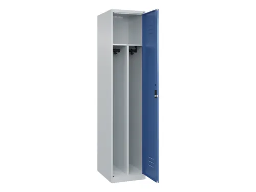locker voor scheiding van kleding,HxBxD 1850x400x500mm,1vak