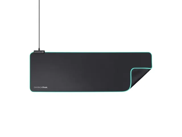 GXT 764 Glide-Flex XXL Muismat met RGB-verlichting 93x30cm zwart