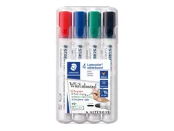 Whiteboardmarker Staedtler Lumocolor 351 set à 4 stuks assorti