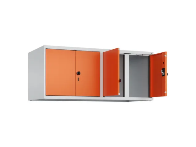 opzetkast,v. locker voor scheiding van kleding,4vak.,vak B 300mm