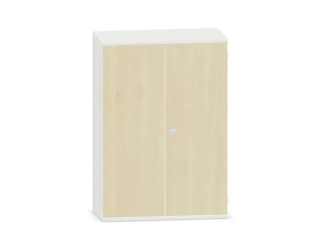 kantoorkast,HxBxD 1150x800x430mm,decor romp wit,decor front esdoorn