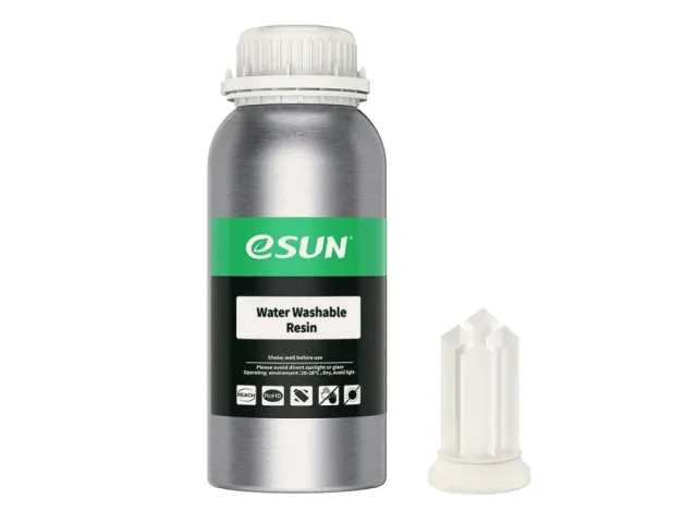 eSUN Water Washable Resin 3D-printerhars Transparant 0.5kg 405nm
