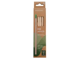 Potlood Econovo HB met gumtop blister à 6 stuks