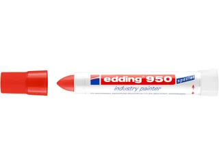 Viltstift edding 950 pastamarker industry rond 10mm rood - 2