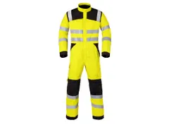 Havep 20435 coverall, houtskool/fluo geel, maat 44, per stuk