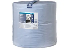 Tork Poetspapier Blue Performance W1 130070 Rol 2-Laags Blauw