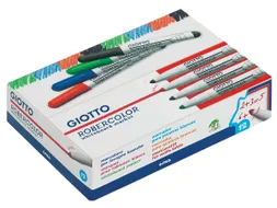 Robercolor whiteboardmarker maxi 7mm ronde punt, rood