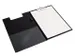 Klembordmap Quantore A4 staand PVC zwart met 100mm klem + penlus
