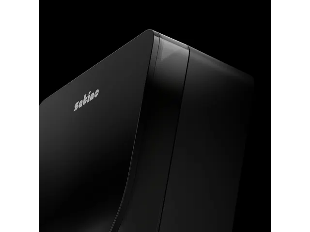 Poetspapierdispenser Satino CF1 Hyginity Plus medium zwart 333417