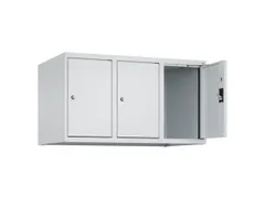 opzetkast,v. locker,3vak.,vak B 300mm,HxBxD 500x900x500mm,cilinderslot