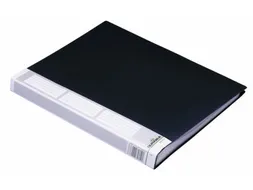 Showalbum A4 50 Tassen Duralook Zwart