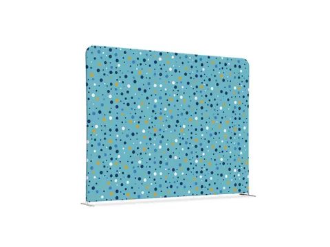 Scheidingswand Textiel 150x150cm Dots Blauw