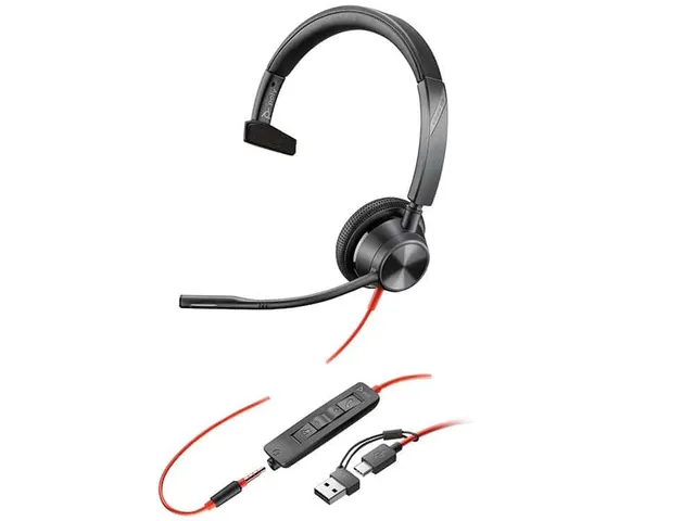 Casque mono Poly Blackwire 3315 M USB-C/A