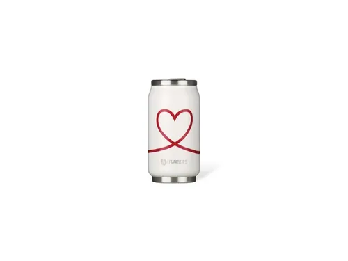 Thermosbeker Les Artistes Paris blik 280ml Love met rietje