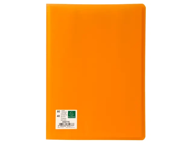 Protège-documents en polypropylène rigide Linicolor 80 vues - A4 - C