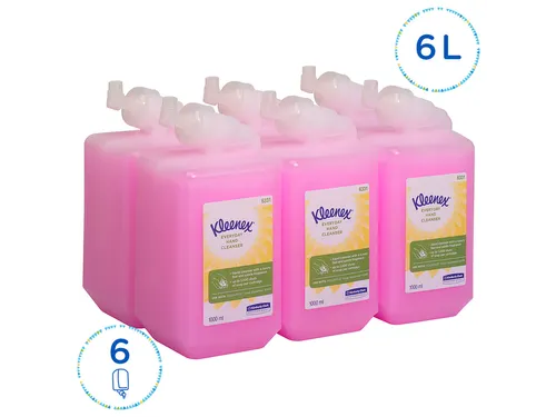 Handzeep Kleenex dagelijk gebruik roze 1000ml 6331