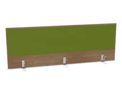 opzetpaneel,v. bureau,aanbouw achter,B 1600mm,NT-cherry,BN7048-groen