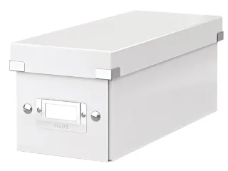 Cd-box Leitz Click & Store 143x136x352mm Wit 84% gerecycled karton - 1