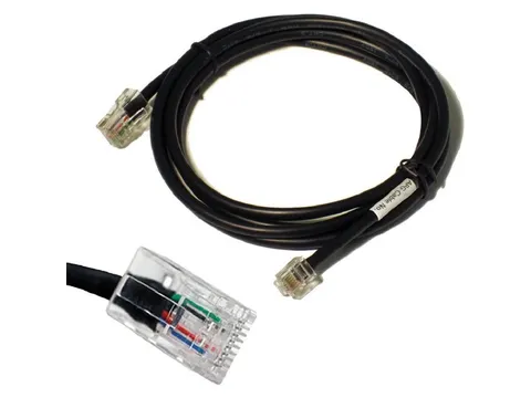 Netwerk Kabel 1.52 m RJ-12/RJ-45 voor Printer of Kassa Lade Zwart