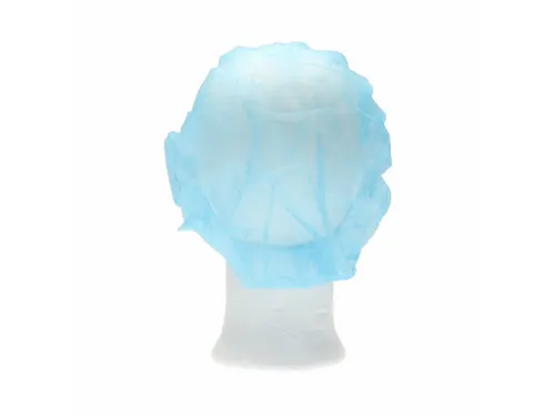 PP non woven haarnet Blauw 58cm bouffant cap maat XL 10x100 Stuks