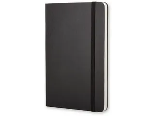 Notitieboek Moleskine large 130x210mm blanco hard cover zwart - 6