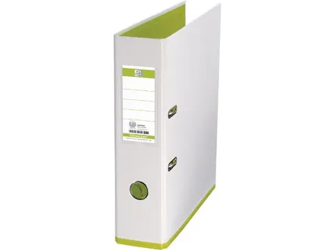 Elba Ordner Mycolour Pp A4 80mm Wit/Lichtgroen