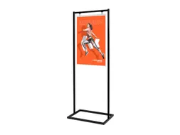 Poster Display Decor Sway Dubbelzijdig A1 Zwart