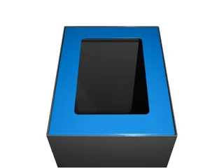 Top modulaire afvalscheidingsunit 60 liter Blauw - 1
