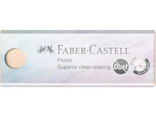 Gum Faber-Castell stofvrij pastel display 20 stuks assorti kleuren