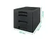 Recycle ladenblok 4 laden 287x270x363mm zwart