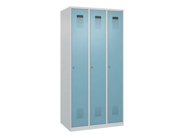 locker voor scheiding van kleding,HxBxD 1850x900x500mm,3vak