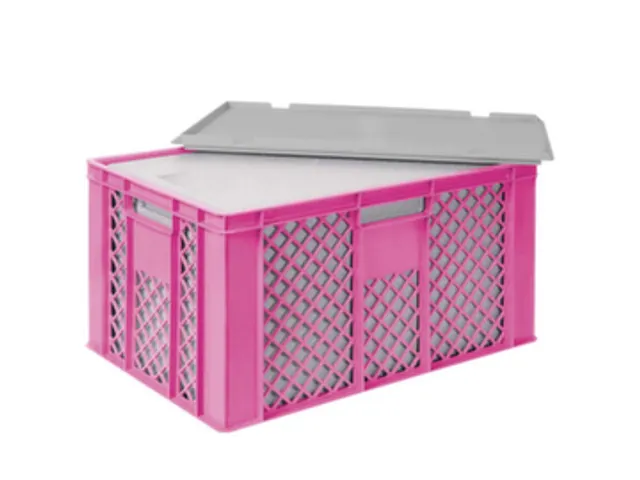 Euronorm-stapelbak,m. isoleerbox,HxLxB 320x600x400mm,63/35l,HDPE