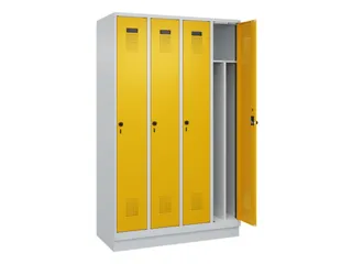 locker voor scheiding van kleding,HxBxD 1950x1200x500mm,4vak - 1