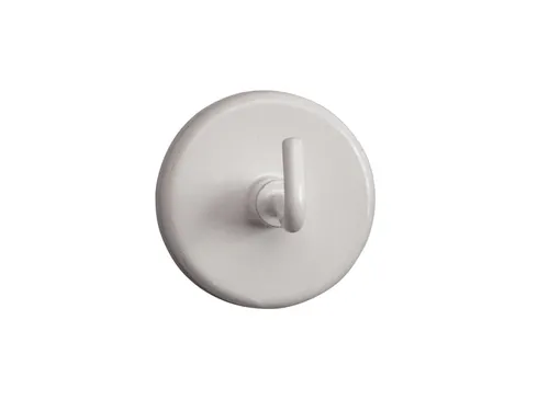 Magneet met haak MAUL 36mm trekkracht 6kg wit 5 stuks