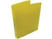 ringmap, voor ft A4, uit PP, 2 ringen van 25mm, geel