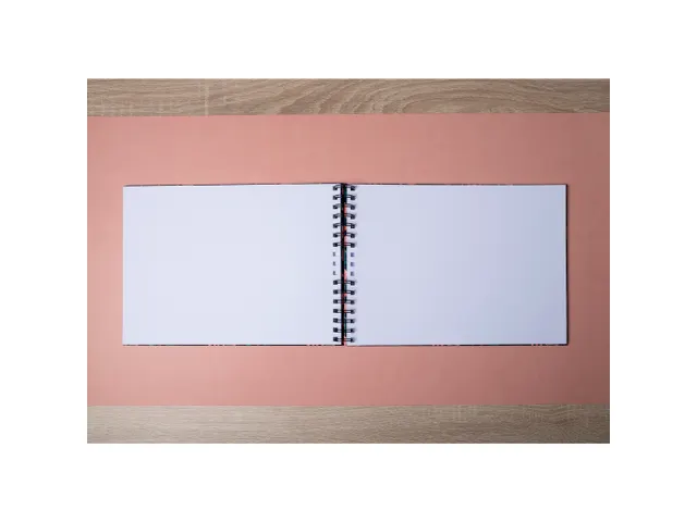 Fotoalb spiraal 50p. wit 32x22cm FLAMINGO