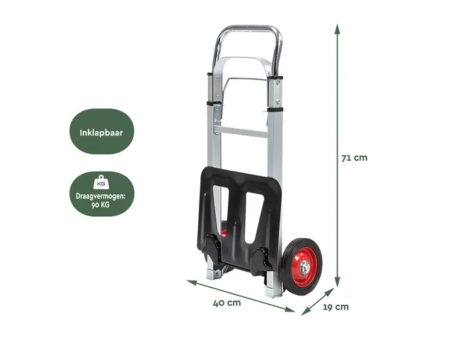 Steekwagen BRASQ stalen plateau 90 kg