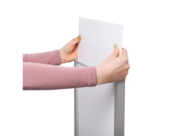 Totem Paneel+ Dubbelzijdige Display 70x200cm Zilver frame