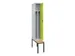 locker met bank,voor scheiding van kleding,HxBxD 2120x300x815mm,1vak