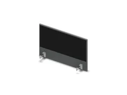 opzetpaneel bureau aanbouw zijkant MS-donkergrijs BN8033-zwart 800mm
