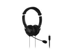 Hoofdtelefoon Kensington USB-C Hi-Fi met microfoon zwart
