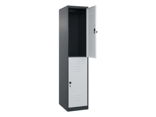 dubbeldekse locker,HxBxD 1850x400x500mm,1x2vak.,vak B 400mm