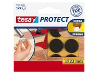 Beschermvilt Tesa antikras 57893 22mm rond bruin