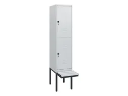 Dubbeldekse dekenkist,HxBxD 1950x400x815mm,1x2vak.,vak B 400mm