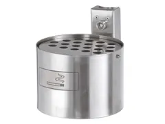 Asbak Rvs 4 liter HxØ 135x200mm Wandmontage Rond