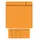 Magneet scrum 75x75mm oranje 5 stuks