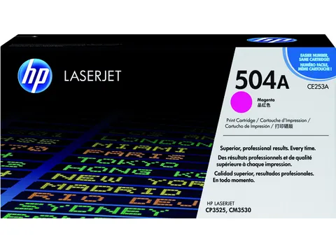 HP CE253A 504A Toner Magenta 7.000 Pagina's Origineel