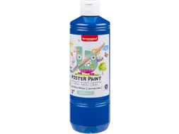 Plakkaatverf Bruynzeel diepblauw fles à 500ml