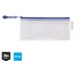 Pochette rangement Tarifold avec zip 250x130mm PVC bleu