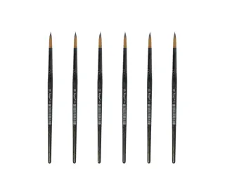 Penseel Kangaro Serie 340 rond Nr. 10 synthetisch doos 6 stuks - 1